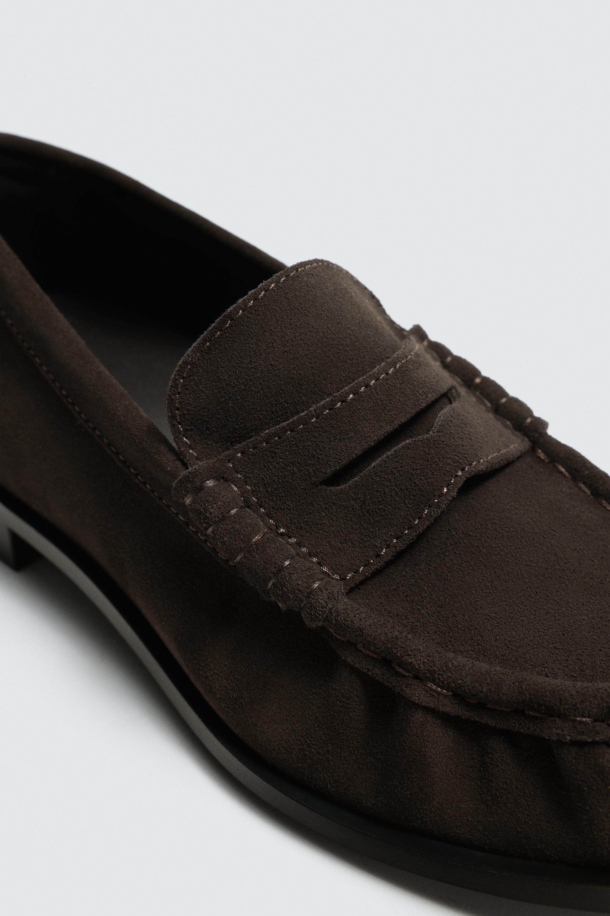MOCASSINS EN CUIR AVEC MASQUE